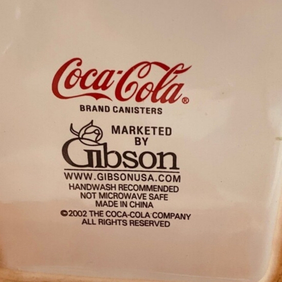 COCA-COLA Vintage Ceramic Canisters Trio Storage Jars Collectible Home Decor EUC - Picture 10 of 11